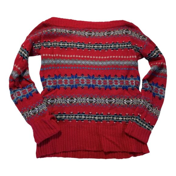 American Eagle Ugly Cute Christmas Wool Sweater - Size XS - Picture 2 of 2